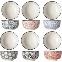 Cosy & Trendy Kleine Schaaltjes / Dipschaaltjes Delirio ø 9 cm / 150 ml - 6 Stuks