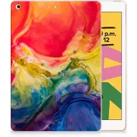 B2Ctelecom Tablethoes Apple iPad 10.2 | iPad 10.2 (2020) | 10.2 (2021) Watercolor Dark