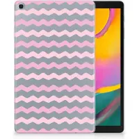 B2Ctelecom Samsung Galaxy Tab A 10.1 (2019) Hippe Hoes Waves Roze