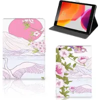 B2Ctelecom iPad 10.2 2019 | iPad 10.2 2020 | 10.2 2021 Flip Case Bird Standing
