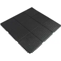 Ivol Fitnessmat 90 x 90 cm - Kliksysteem rubber