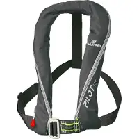 PLASTIMO Pilot 165n Safety Belt Harness Inflatable Life Jacket Zwart