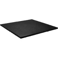 Ivol Sportvloer tegel 100x100cm 20mm - Fijne korrel - Zwart