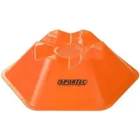 Sportec afbakenbollen hexagonaal 10 stuks oranje