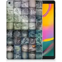 B2Ctelecom Leuke Siliconen Hoes Samsung Galaxy Tab A 10.1 (2019) Spijkerbroeken