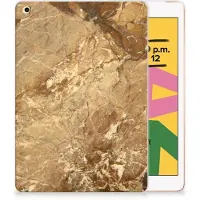 B2Ctelecom Apple iPad 10.2 | iPad 10.2 (2020) | 10.2 (2021) Tablet Back Cover Marmer Creme