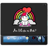 B2Ctelecom Lenovo Tab E10 Tablet Back Cover Unicorn Cute