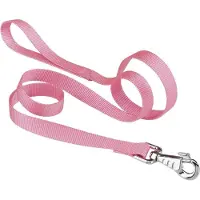 Ferplast Feplast hondenriem roze nylon - hondenlijn - honden uitlaatriem - 120*2cm
