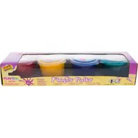 Playgo vingerverf / waterverf set basis kleuren - 8 x 90 ML - knutselen / creatief bezig zijn met kinderen