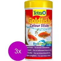 Tetra Visvoer Goldfish Colour Sticks - Vissenvoer - 3 x 250 ml