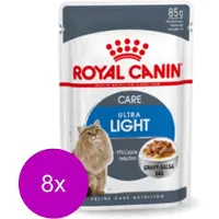 Royal Canin Ultra Light - In Gravy - Kattenvoer - 8 x 12x85 g