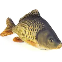 Gaby The Common Carp Medium Pillow Geel