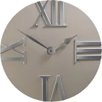 Sompex - Wandklok - Bologna - Ø 30,5 cm - Wit/zilver
