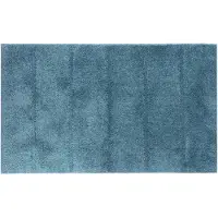 Casilin Badmat Antislip 60x100cm Ray - Waterabsorberende Badkamermat - Wasbaar en Sneldrogend - Voor Douche en Bad - Hoogpolig - Acryl - Rechthoek - Blauw