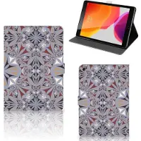 B2Ctelecom iPad 10.2 2019 | iPad 10.2 2020 | 10.2 2021 Leuk Tablet hoesje Flower Tiles