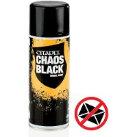 Games Workshop Chaos Black Spray 400ml (Citadel)