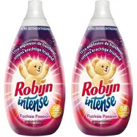 Robijn Intense Fuchsia Passion Wasverzachter - 116 wasbeurten - 2 x 870 ml