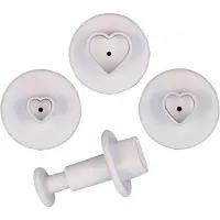 Städter Plunger cutter - set van 3 mini hartjes -