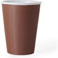 Viva Scandinavia Anytime Andy Papercup Thee - Porselein - 320 ml - Bruin