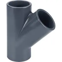 Effast PVC T-stuk 45° - 63 mm - lijmverbinding
