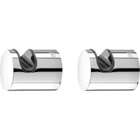Tiger Haken 2 st Bold chroomkleurig
