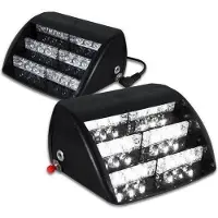 ABC-led 18 LED Dashboard flitser wit licht