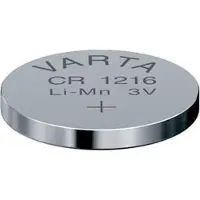 Varta CR1216 knoopcel batterij - 5 stuks