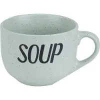 COSY&TRENDY Cosy & Trendy Soup Green Beker 'soup' D11xh8,5cm