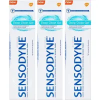 Sensodyne Tandpasta Deep Clean Gel - 3 x 75 ml - Voordeelverpakking