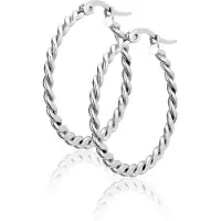 Montebello Oorbellen Sartidai - 316L Staal PVD - ∅25mm