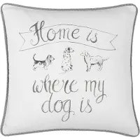 Clayre & Eef Kussenhoes 40*40 cm Wit | DOL20 |