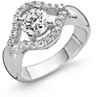 Orphelia Silver 925 Zr-3863;60 Ring Zirconium