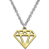 Montebello ketting Agla - Dames - 316L Staal - 11 x 12 mm - 46 cm