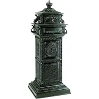 Ks Verlichting Brievenbus Postbox Gigant B10B kolom - groen