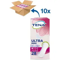 Tena Lady Incontinentie Ultra Mini Voordeelverpakking 10x28stu