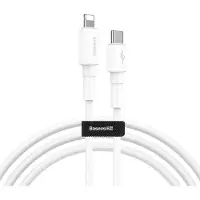 Baseus USB C naar Lightning Kabel - 18W - Snellader / Fast charger - Wit