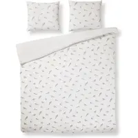 Papillon Dekbedovertrek Dora - wit 240x200/220cm
