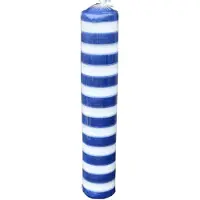 Basic Balkondoek blauw/wit 25mx90cm
