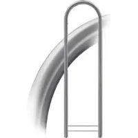 Bobi Statief Round - RAL 9006 - Nordic Silver