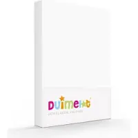 Duimelot Hoeslaken Kinder Wit (Velours)-60/70 x 120/140/150 cm
