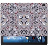 B2Ctelecom Lenovo Tab E10 Tablet Back Cover Flower Tiles