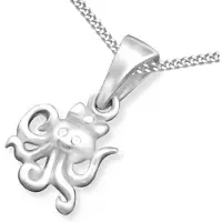 Montebello Princess by Montebello Ketting Squid - Meisjes - 925 Zilver - Inktvis - 7 mm - 38 cm