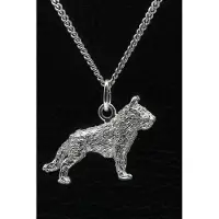 MOOYE ® - Collectie Zilveren Laekense herder ketting hanger - groot