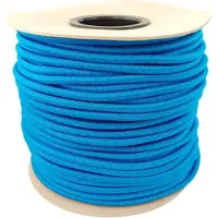 ABC-led 50 meter Elastisch Touw - Blauw - 8mm - elastiek op rol