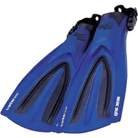Seac VELA Flex - Zwemvliezen - Verstelbare band - Blauw/zwart S/M