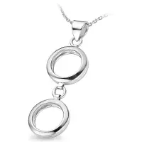 Orphelia Hanger + Ketting 2 Cirkels ZH-4704