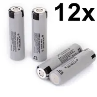 Panasonic 18650 NCR18650BD 10A 3.7V 3200mAh - Flat Top - 12 Stuks