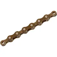 Sunrace Single-speed fietsketting - 112 schakels - Staal - Zwart - Lichtgewicht - Geschikt voor stadsfietsen en BMX
