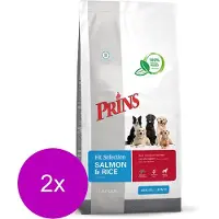 Prins 2x15 kg Prins fit selection zalm / rijst hondenvoer