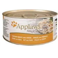 Applaws Cat Adult Chicken Breast with Cheese in Broth Hähnchenbrust mit Käse in Brühe 24x70 g